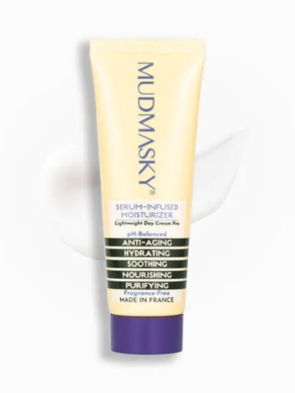 Mudmasky Serum-Infused Moisturizer - Yellow (Lightweight Day Cream)